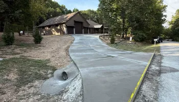 Stamped Concrete Installation for Modern Concrete LLC in Lowell, AR