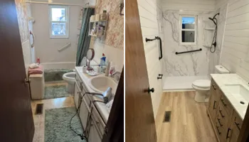 Bathroom Renovation for Apex Construction in Knoxville, TN