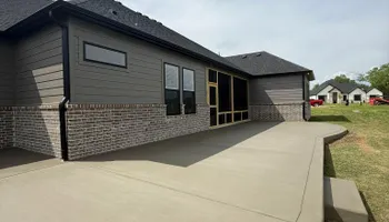 Stamped Concrete Installation for Modern Concrete LLC in Lowell, AR