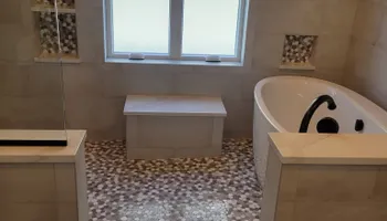 Bathroom Tiling for Goldberg Tile & Stoneworks in Belfair, WA