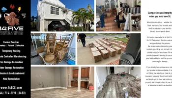 Packout for 14:FIVE Catastrophe Services in Fairhope, AL