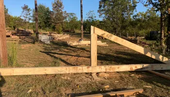 Dove Tail Cabins for Jrs. Sawmilled Lumber in Munford, AL