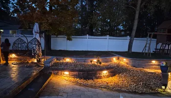 Retaining Wall Construction for OutDoorMasters Hardscape in Fredericksburg, VA