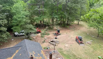 Land Clearing for Hunt’s Hauling & Landworks LLC in Danville, VA