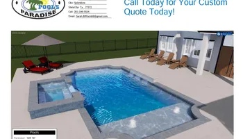 Inground Gunite Swimming Pools for Backyard Paradise Pools! in Splendora, TX