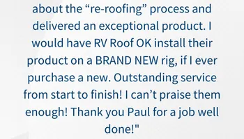 FlexArmor Application for RV Roof Oklahoma in Oklahoma City, OK