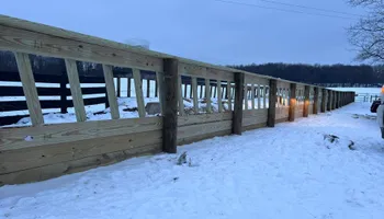 Fence Installation for Double H Fencing in Hartville, OH