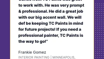 Interior Painting for TC Paints  in Minneapolis, MN