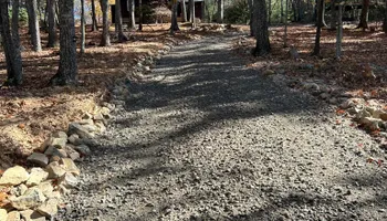 Grading and Excavation for The Gravel Guy in Blairsville, GA