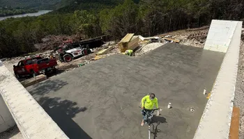 Stamped Concrete Installation for Modern Concrete LLC in Lowell, AR