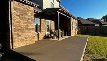 Stamped Concrete Installation for Modern Concrete LLC in Lowell, AR