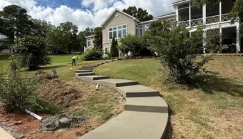 Stamped Concrete Installation for Modern Concrete LLC in Lowell, AR