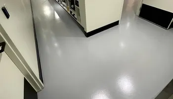 Epoxy Flooring Installation for Envious coatings in Wildwood, FL