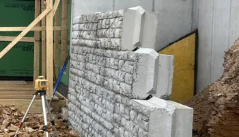 Retaining Wall Construction for S&S Construction in Elizabethton, TN