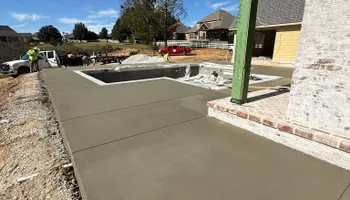 Stamped Concrete Installation for Modern Concrete LLC in Lowell, AR