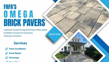 Paver Installation for Fafa's Omega Brick Pavers in Lakeland, FL
