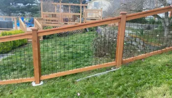 Fence Installation for McBride and Sons Fence in Camano, WA