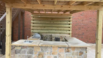 Retaining Wall Construction for Campbell's Outdoor Living in Powell, TN