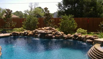 Custom Pool Design for Out Back Pool and Spa Creations in The Woodlands, TX