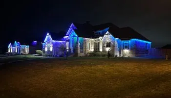 LED Light Installation for Light It Up AV & Turf in Westlake, TX
