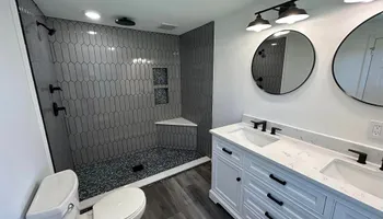 Kitchen Renovation for Lamendola Carpentry in East Greenwich, RI
