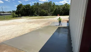Stamped Concrete Installation for Modern Concrete LLC in Lowell, AR