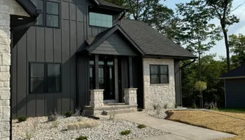 Decorative Stone Installation for Stitch's Landscape in Howard, WI