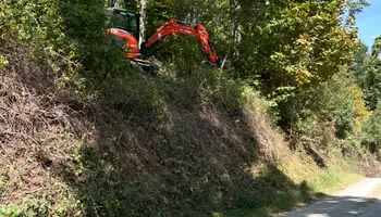 Land Clearing for Old South Grading in Glade Valley, NC