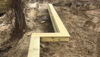 Bulk Heads for TaylorBuilt Marine Construction in Newport, NC