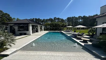 Custom Pool Design for Out Back Pool and Spa Creations in The Woodlands, TX