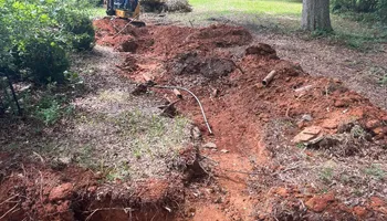 Trenching for JHC Excavation LLC in Hartwell, GA