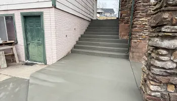 Stamped Concrete Installation for Modern Concrete LLC in Lowell, AR