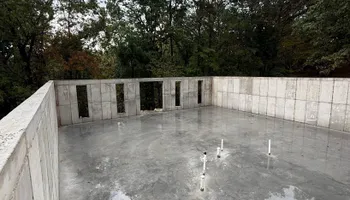 Stamped Concrete Installation for Modern Concrete LLC in Lowell, AR