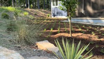 Erosion Control / Water Management for Christina King Landscape Design in West Raleigh, NC