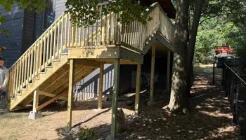 Deck & Patio Installation for Mo’ Joe Construction in Goshen, AR