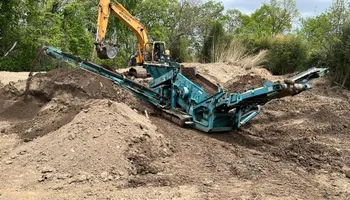 Land Clearing for B.E. Contracting LLC in White Marsh, MD