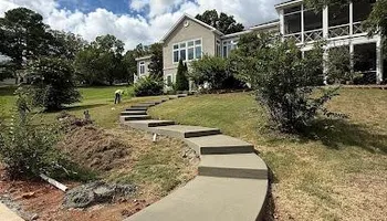 Stamped Concrete Installation for Modern Concrete LLC in Lowell, AR