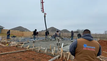 Concrete Slab Construction for JPS Concrete in Denton, Texas