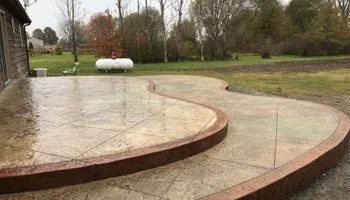 Stamped Concrete Installation for Concrete Pros, LLC in Lorain, OH