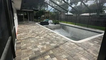 Paver Installation for Fafa's Omega Brick Pavers in Lakeland, FL