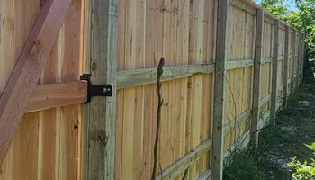 Fencing for J and R Co. in San Antonio,  TX