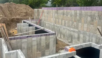 Foundation for Azores Concrete L.T.D. in Port Jefferson Station, NY