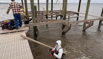 New Dock Construction for Coastal Marine Construction in Bay St. Louis, MS