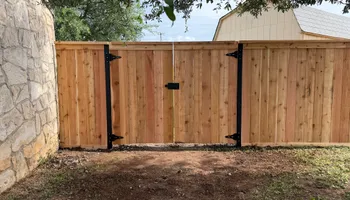 Fence Installation for HDR Construction in New Braunfels, TX