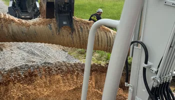 Demolition for Simmons land works in Sardis,, TN