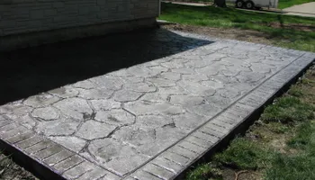 Stamped Concrete Installation for Concrete Pros, LLC in Lorain, OH