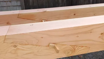 Timber Framing for Dresser Timber Frames in Dedham, ME