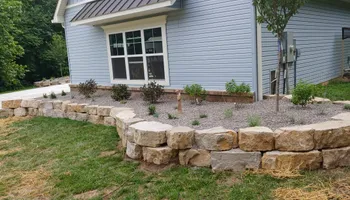 Retaining Wall Construction for VQ Land & Stone in St. Louis, MO