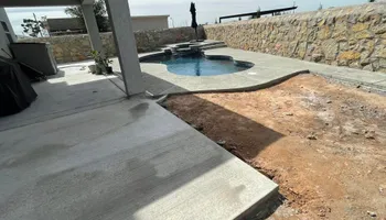 Stamped concrete, Pergolas, Artificial Turf for Melendez Concrete Group, LLC in El Paso, TX 