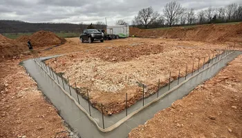 Stamped Concrete Installation for Modern Concrete LLC in Lowell, AR